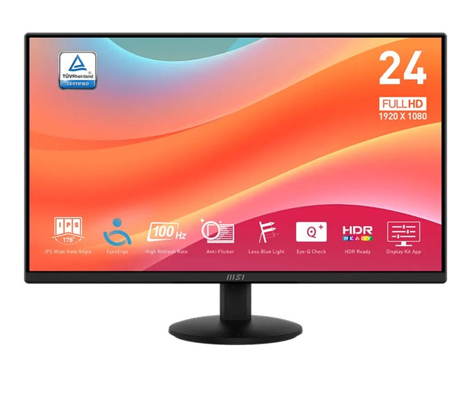 MONITOR MSI PRO 24" 100Hz FHD