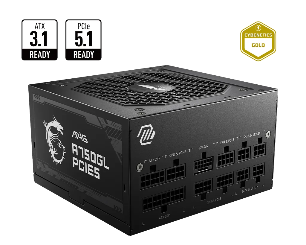 FUENTE DE PODER MSI a750gl 750W 80+ gold