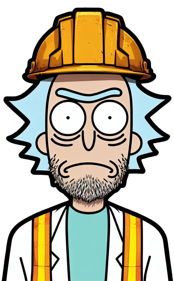 Rick trabajando